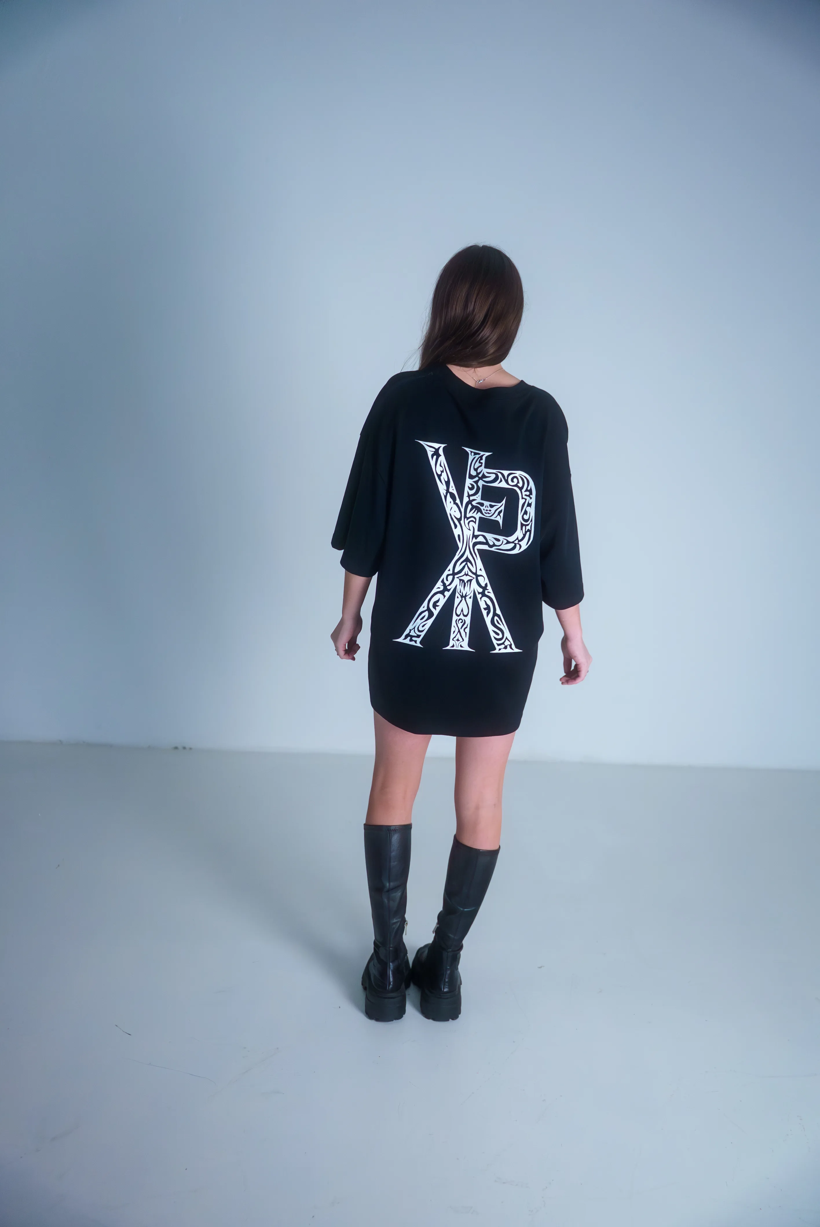 Female model back view