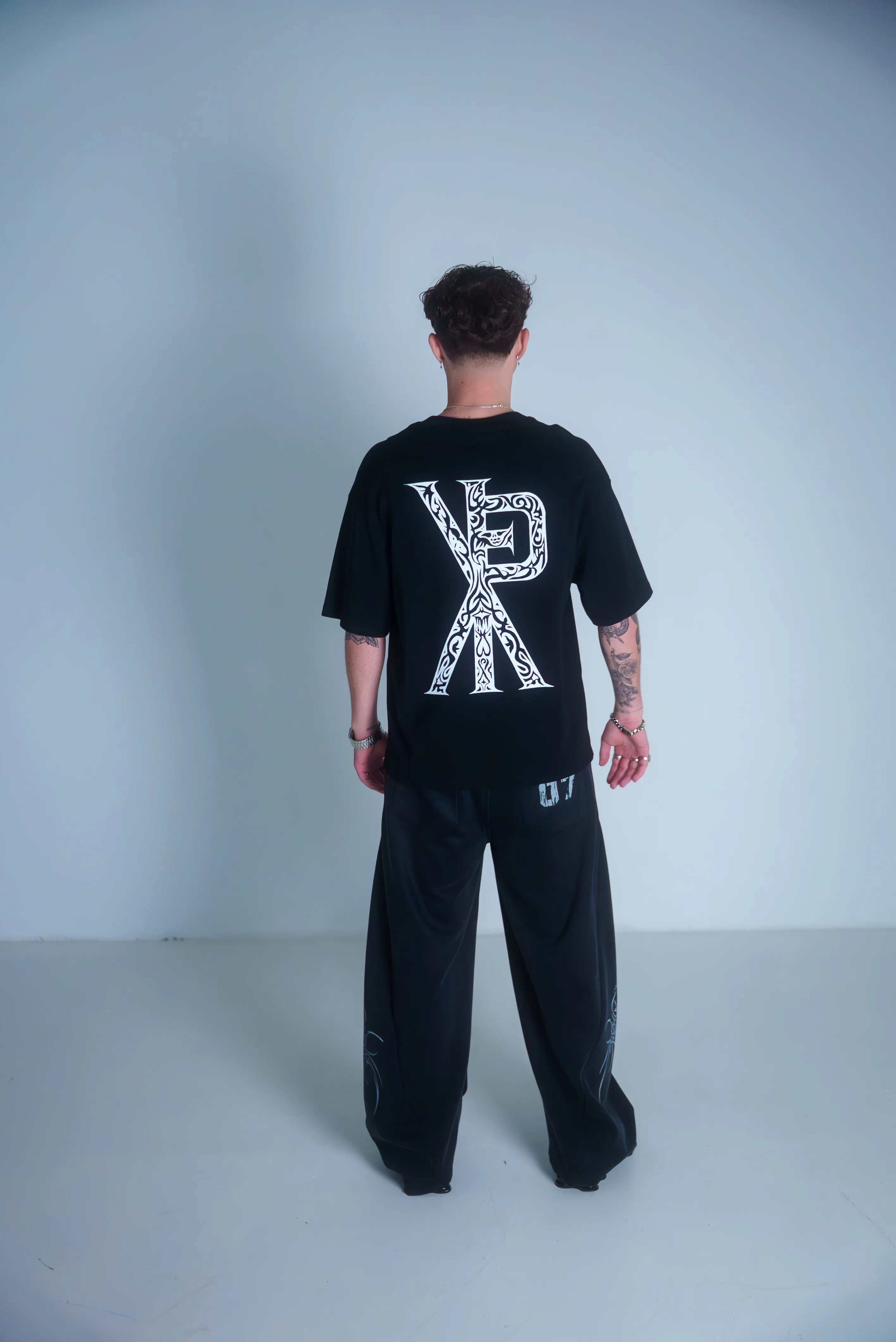 Male model back view